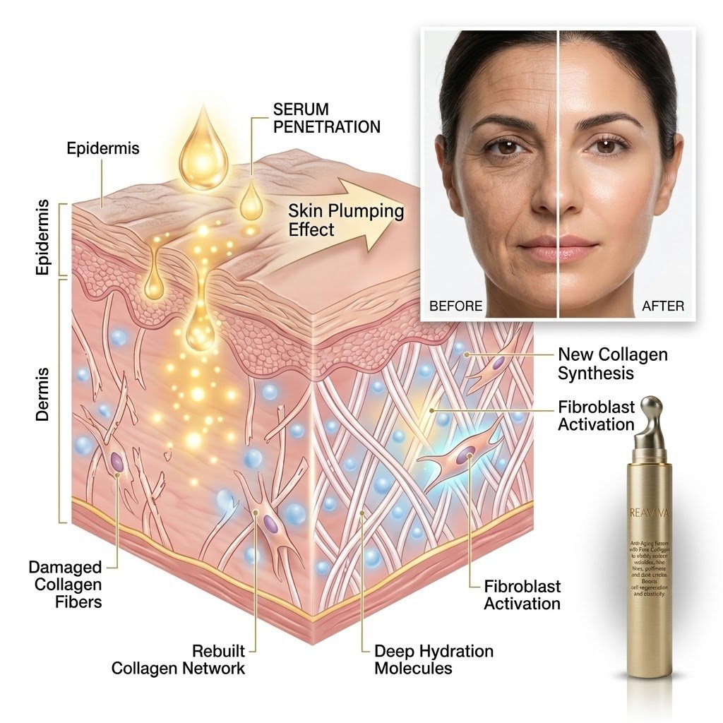 CollagenLift - Como a Tecnologia de Colagénio Bio-Activo funciona na zona dos olhos