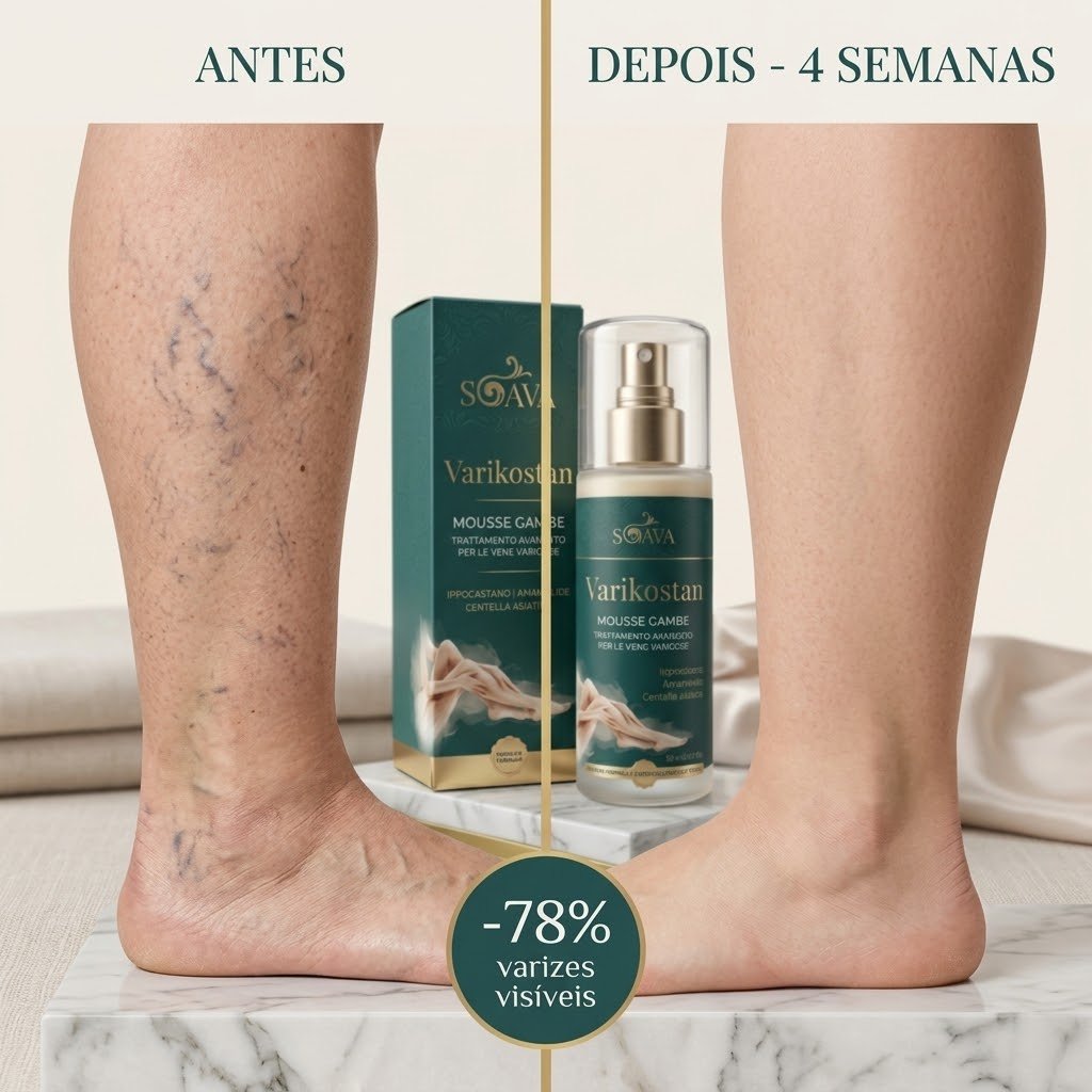 Antes e depois - Fernanda R. - redu&ccedil;&atilde;o de varizes