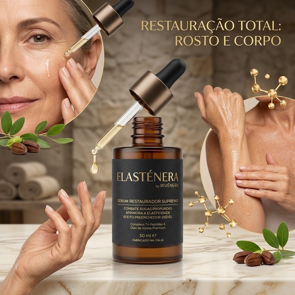 Rivénera Sérum Antioxidante — firmeza corporal em 2 semanas