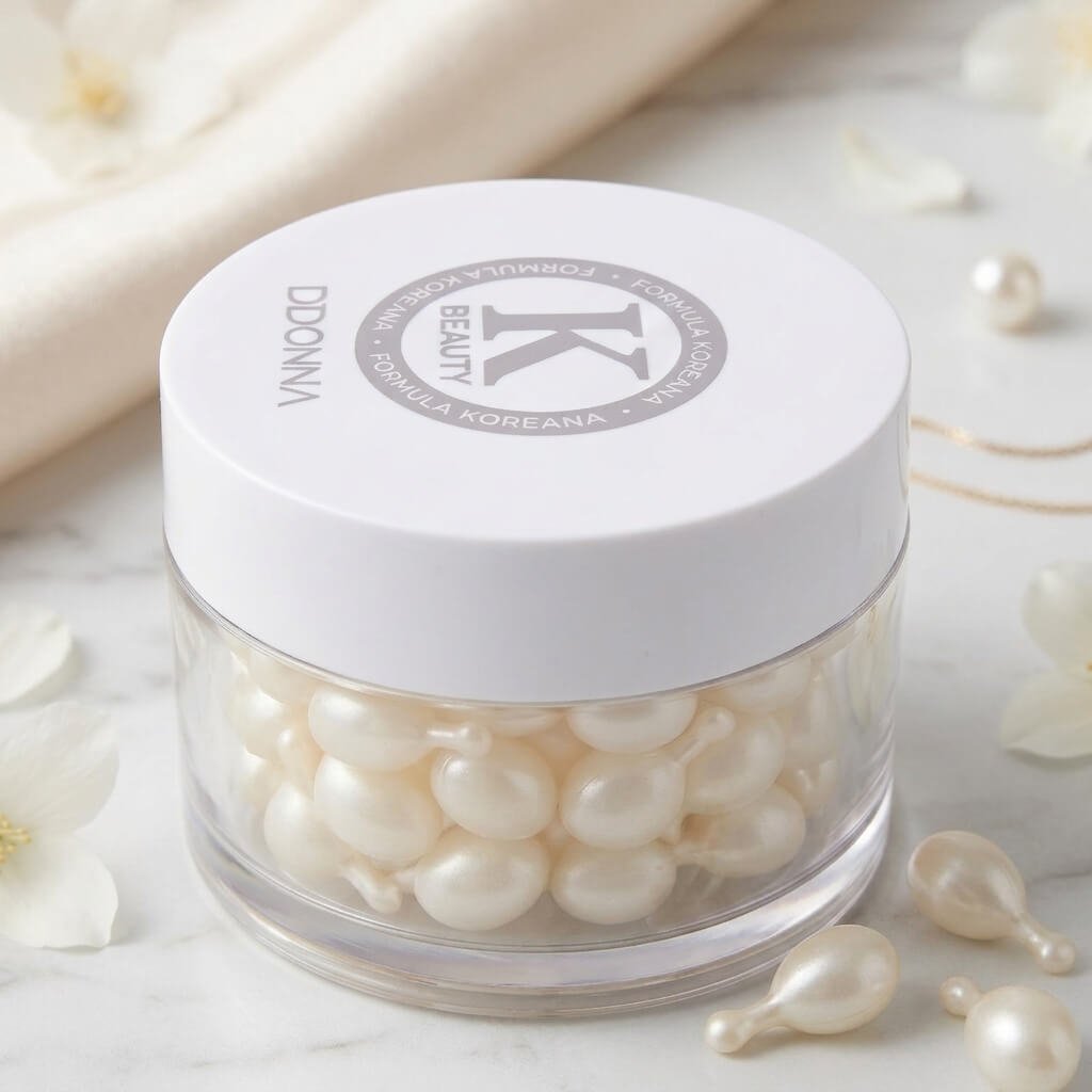 K Boost Skin — frasco del producto enfocado
