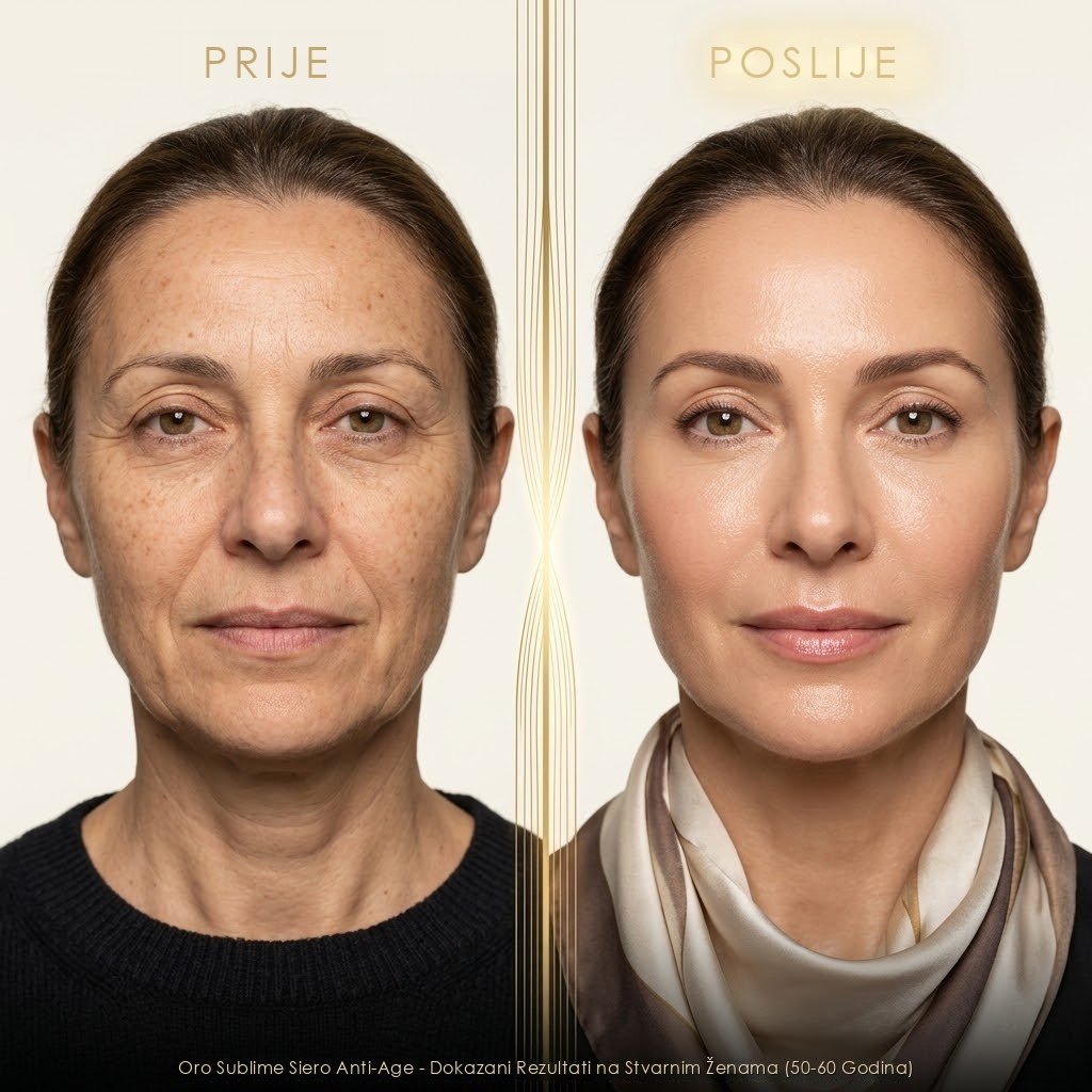 ORO SUBLIME prije i poslije - duboke bore zaglađene