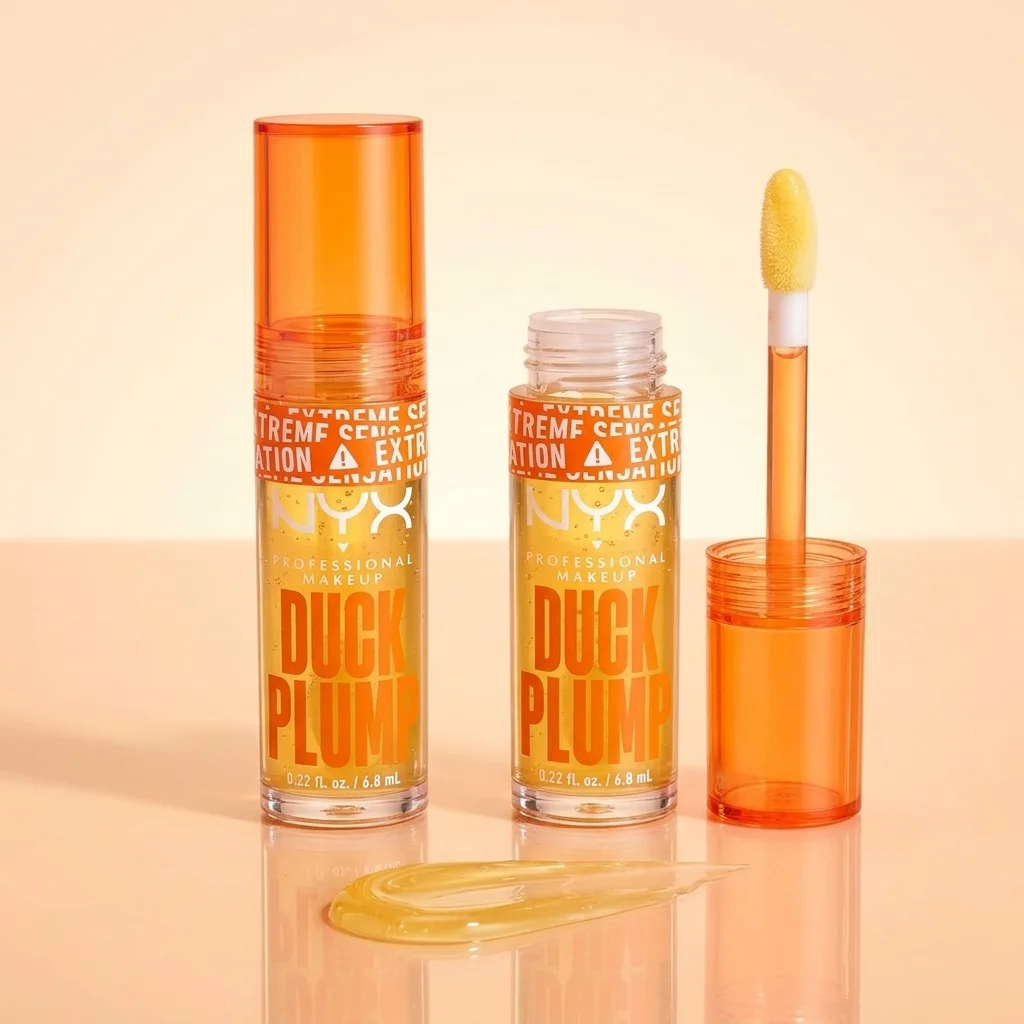 Dos glosses voluminizadores de labios uno al lado del otro, oferta llévate 2 paga 1