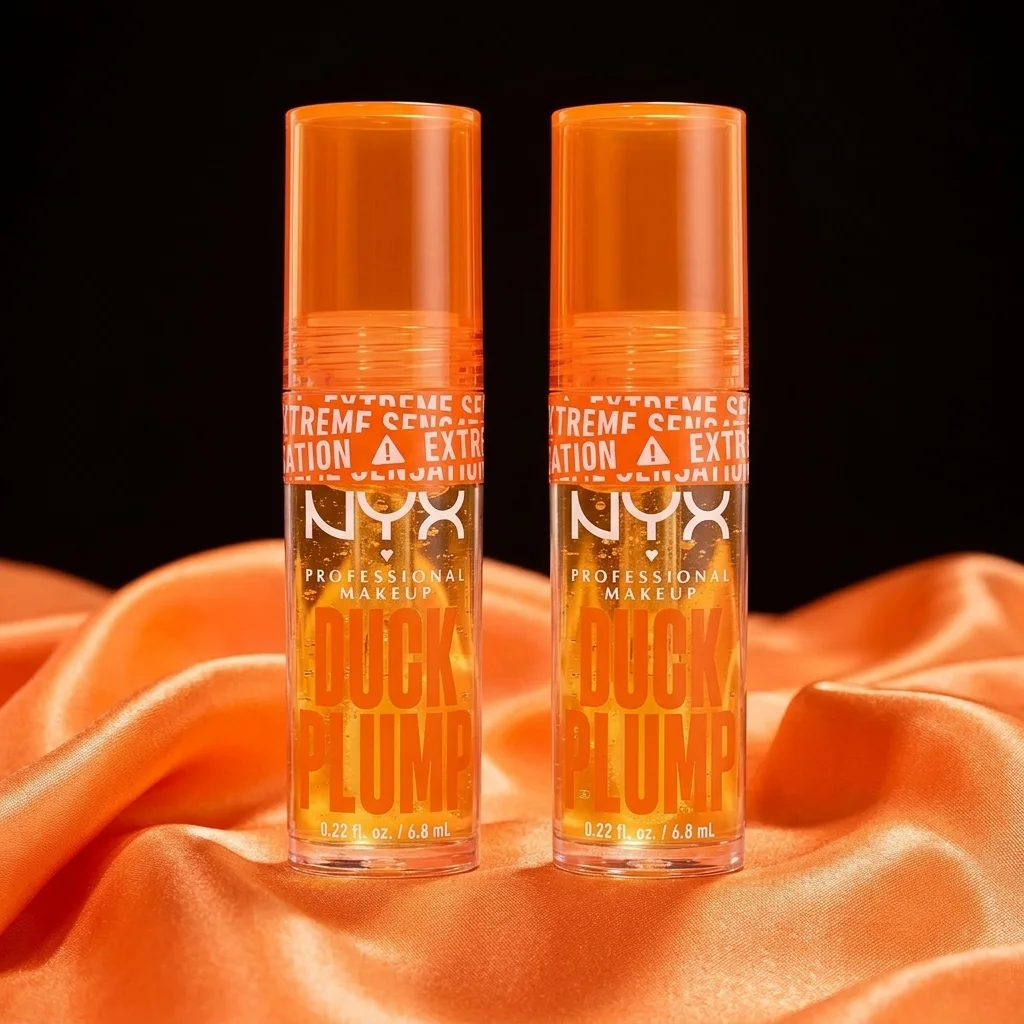 Dos glosses voluminizadores de labios uno al lado del otro, llévate 2 paga 1